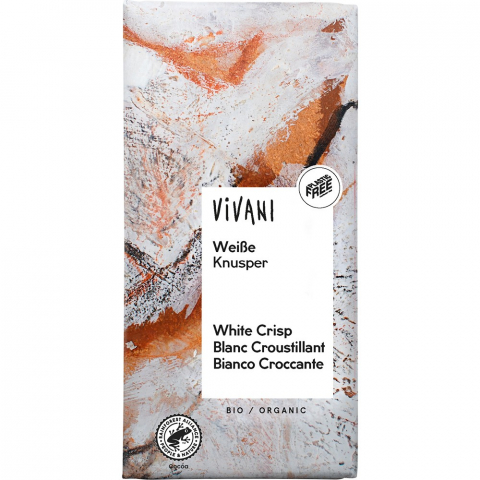 Ciocolata bio - Ciocolata alba crocanta