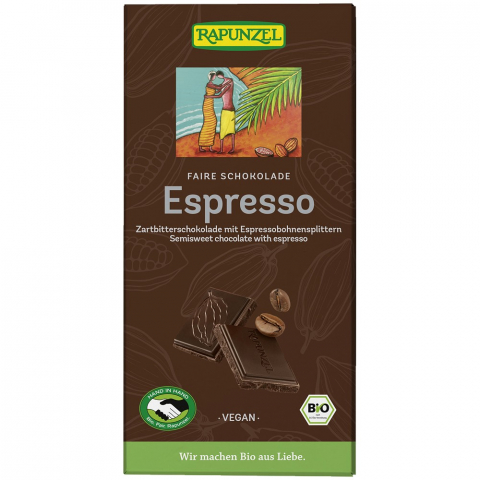 Produse BIO - Ciocolata bio amăruie cu espresso si 51% cacao HIH