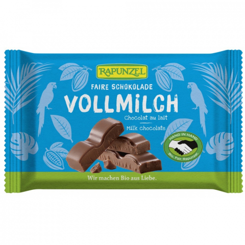 Ciocolata bio - Ciocolata Bio Cristallino cu lapte integral HIH