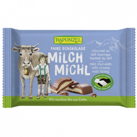 Produse BIO - Ciocolata bio cu lapte si crema de lapte