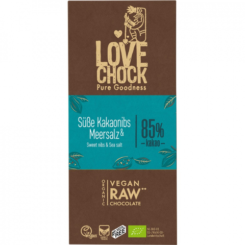 Produse BIO - Ciocolata raw vegana cu sare de mare