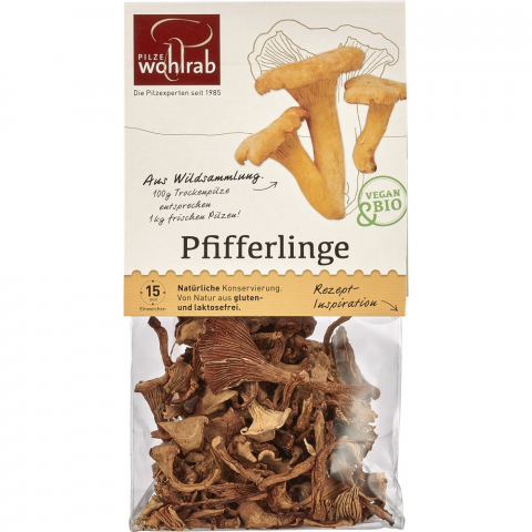 Antipasti bio - Ciuperci galbiori bio deshidratati