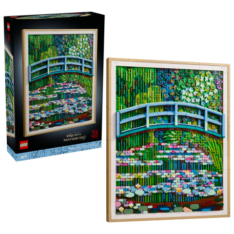 LEGO Art - Claude Monet - Pod peste lac cu nuferi