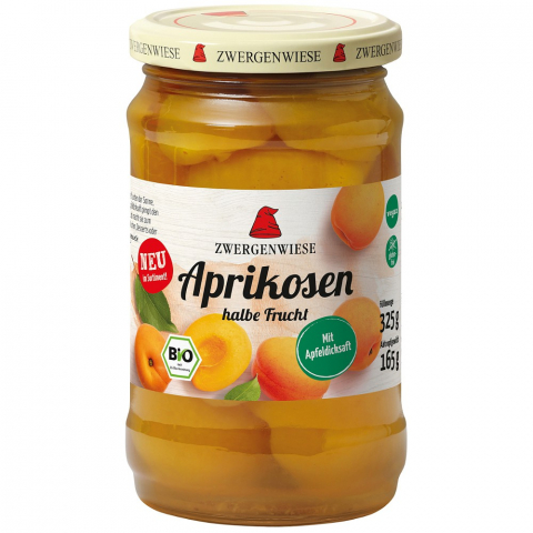 Produse BIO - Compot bio de caise jumatati, fara gluten