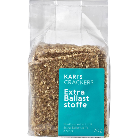 Paine bio - Crackers bio cu extra fibre