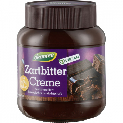 Creme bio din nuci si alune - Crema de ciocolata amaruie