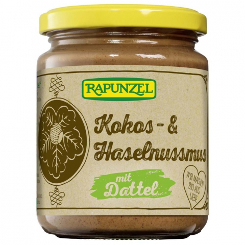 Creme bio din nuci si alune - Crema de cocos, alune si curmale