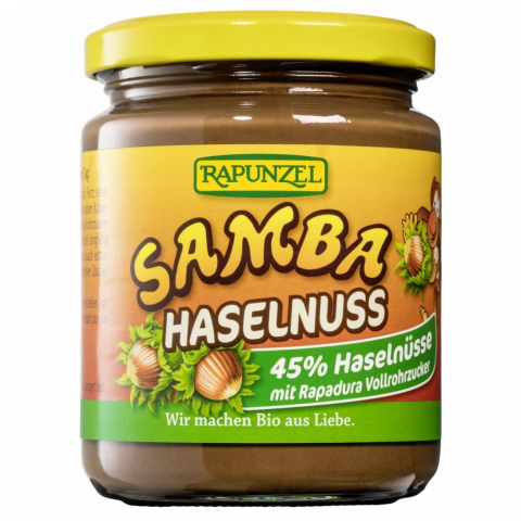 Creme bio din nuci si alune - Cremă Samba alune si ciocolata