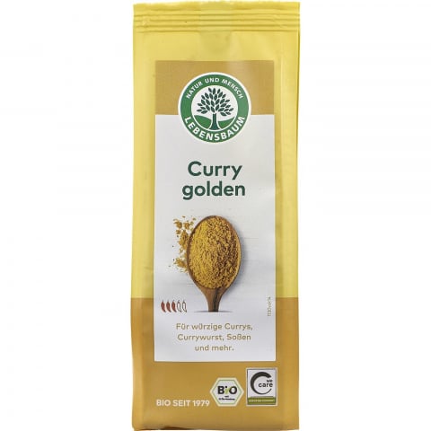 Condimente bio - Curry auriu bio pentru orez, legume si carne
