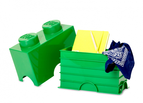 Cutie depozitare LEGO 2 verde inchis [1]