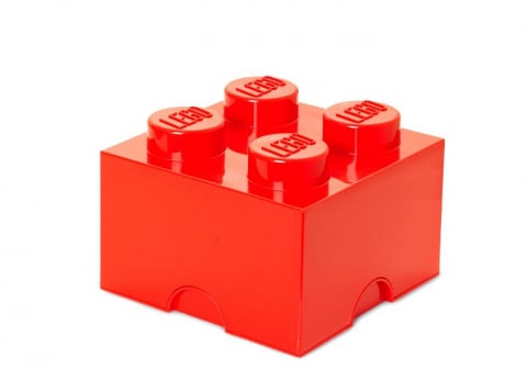 Cutii depozitare - Cutie depozitare LEGO 2x2 rosu