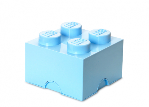 Cutii depozitare - Cutie depozitare LEGO 4 albastru deschis