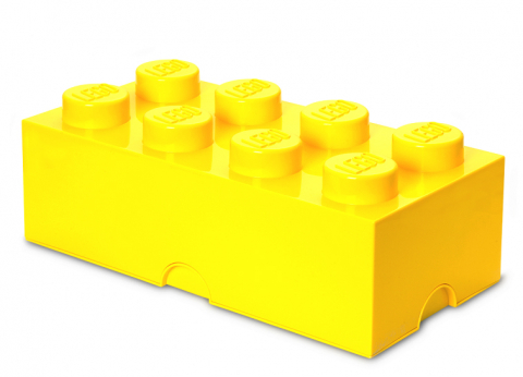 Cutii depozitare - Cutie depozitare LEGO 8 galben