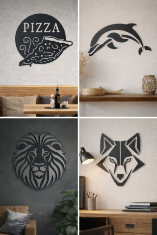 Decor Metalic de Perete – Model Lup [1]