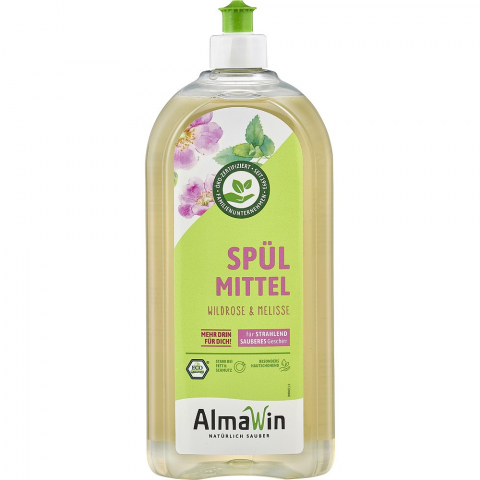 Detergenti bio de vase - Detergent de vase cu trandafir salbatic si melisa