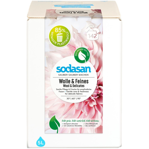 Detergent ecologic pentru rufe - Detergent lichid pentru lana si rufe delicate Bag-in-Box