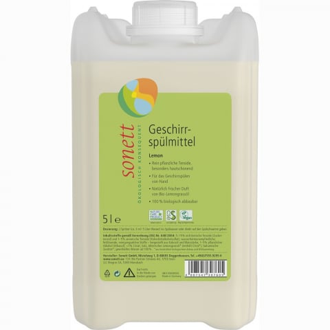 Detergenti bio de vase - Detergent pentru spalat vase cu lamaie bio