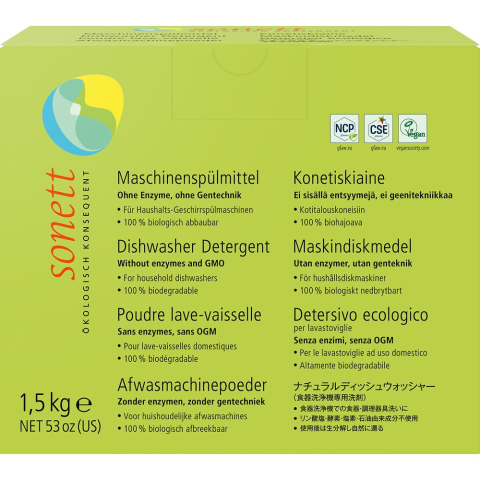 Detergenti bio de vase - Detergent pudra pentru masina de spalat vase