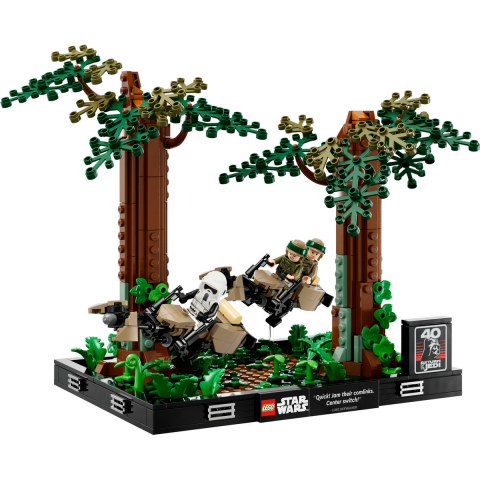Diorama Urmarire cu speederul pe Endor [6]