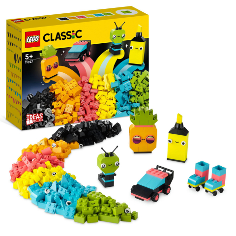 LEGO Classic - Distractie creativa in culori neon