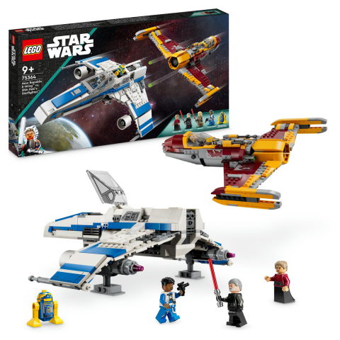 LEGO - E-Wing al Noii Republici vs Starfighter-ul lui Shin Hati