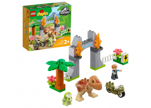 Clever Toys - Evadarea dinozaurilor: T. rex si Triceratops