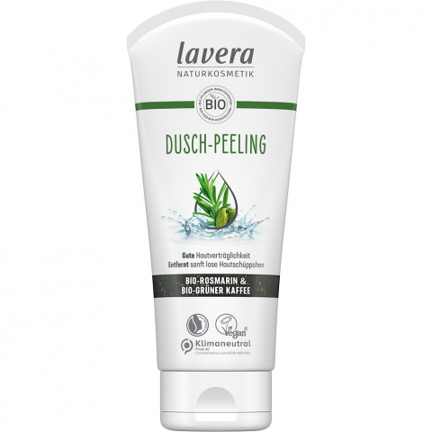 Produse BIO - Exfoliant pentru dus cu rozmarin bio si cafea verde bio