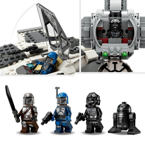 Fang Fighter mandalorian vs TIE Interceptor [8]
