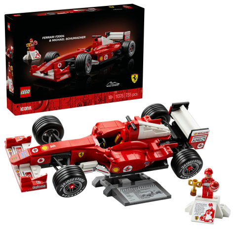 LEGO Icons (Creator Expert) - Ferrari F2004 și Michael Schumacher