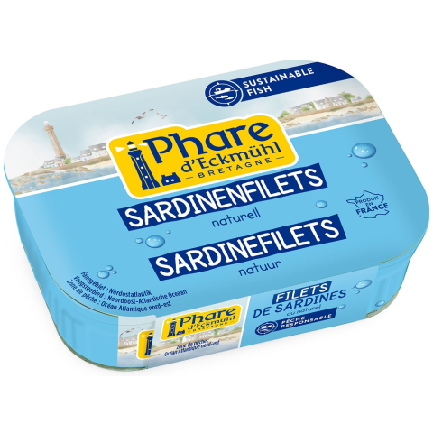 Conserve de peste bio - File de sardine  in suc propriu