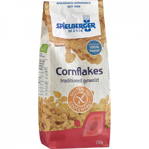 Fulgi din cereale bio - Fulgi de porumb bio fara gluten Demeter
