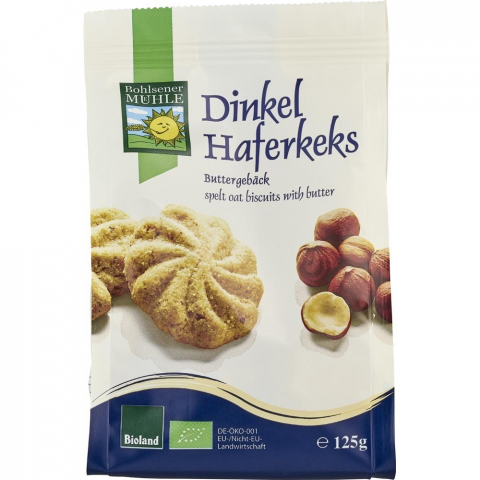 Biscuiti si napolitane bio - Fursecuri bio cu unt din ovaz si spelta
