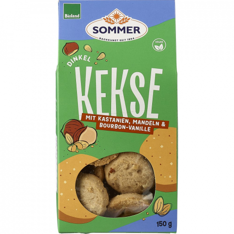 Biscuiti si napolitane bio - Fursecuri vegane cu castane si migdale