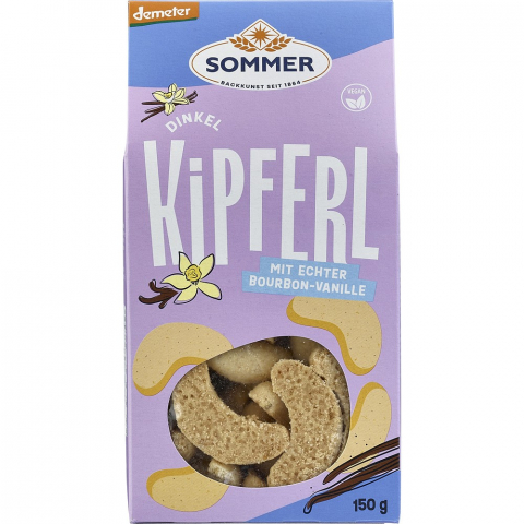 Biscuiti si napolitane bio - Fursecuri vegane cu spelta si vanilie Demeter