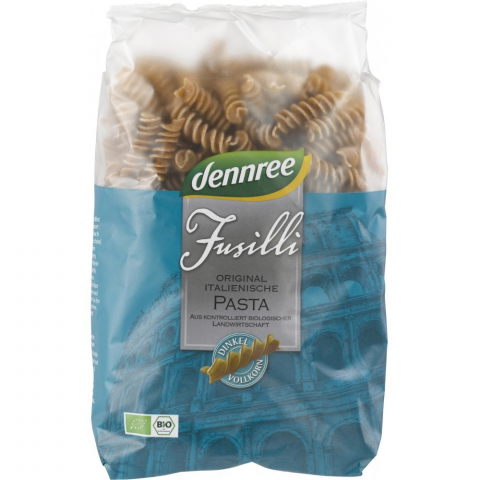 Paste bio din spelta - Fusilli din spelta integrala