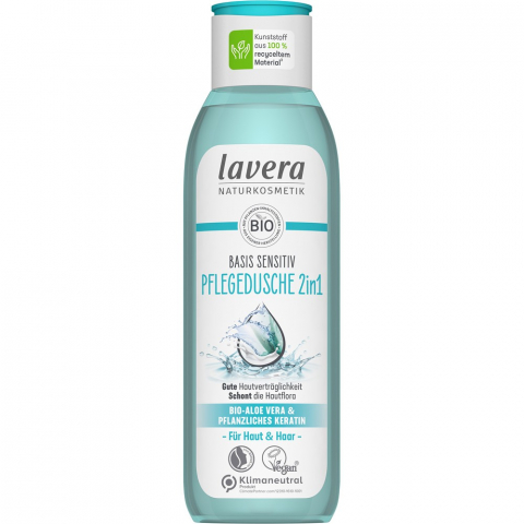 Produse BIO - Gel de dus 2 in 1 cu aloe vera bio si cheratina vegetala