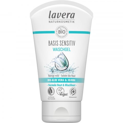Ingrijirea fetei si buzelor - Gel pentru curatare cu aloe vera bio si jojoba, sensitiv