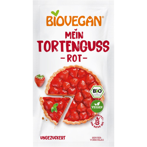 Ingrediente bio pentru copt - Gelatina bio vegana rosie