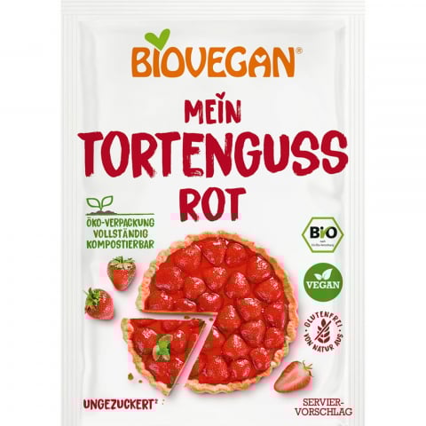 Inghetata bio si decoratiuni - Gelatina vegana rosie fara gluten