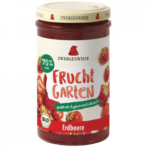 Gemuri si dulceata bio - Gem de capsuni FARA ZAHAR bio indulcit cu nectar de agave