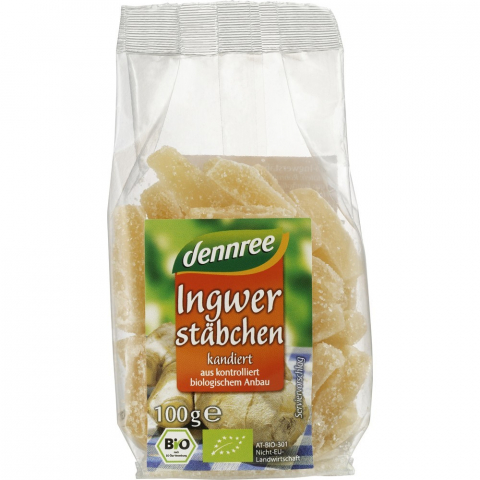 Produse BIO - Ghimbir bio confiat