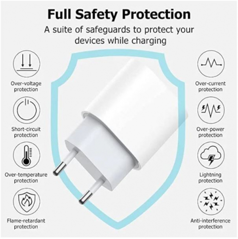 Incarcator retea USB-C Type-C 25W Selani, Universal, Perfomant pentru încărcare rapida, Alb [2]