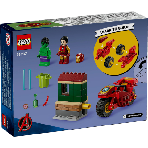 Iron Man cu motocicleta si Hulk [2]