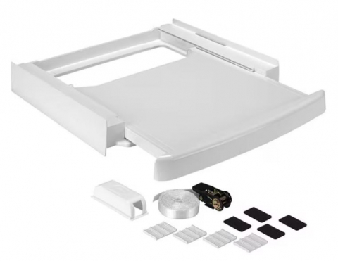Accesorii, consumabile masini de spalat rufe - Kit suprapunere uscator rufe cu sertar WPRO 484000008436