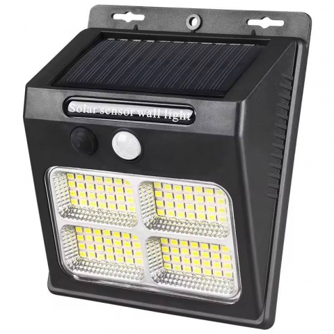 Smart Home, Electrice, Iluminat - Lampa de perete LED 30W si Panou solar Pexor, Acumulator integrat, Control inteligent, Sezon de miscare și lumina, Negru