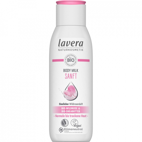 Produse BIO - Lapte de corp cu trandafir salbatic si unt de shea bio