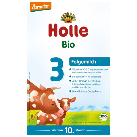 Lapte praf bio - Lapte praf bio de vaca pentru sugari, +10 luni, Formula 3, demeter
