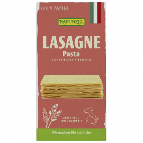 Paste bio din grau - Lasagna bio semola