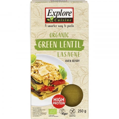 Produse BIO - Lasagna din linte verde bio fara gluten