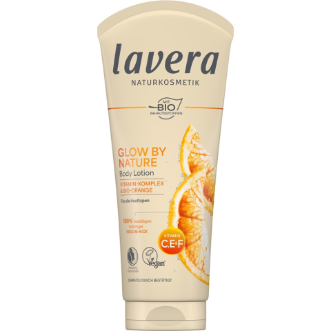 Ingrijirea corpului - Loțiunea de corp Glow by Nature cu portocala bio si complex de vitamine